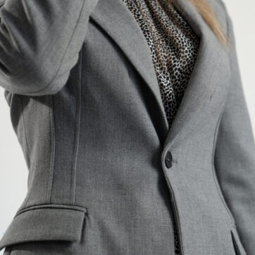 ZARA Grey Bootleg Trousers