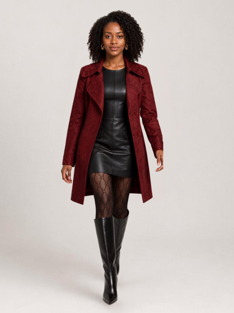 burgundy-jacquard-statement-coat