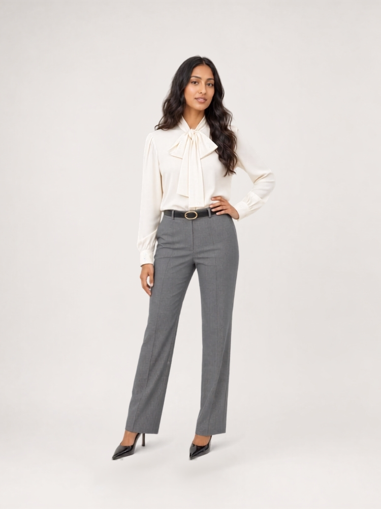 zara-grey-bootleg-trousers
