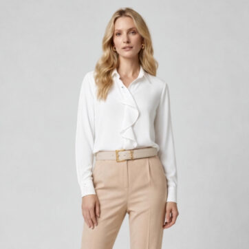 ZARA Cream Tailored Blazer