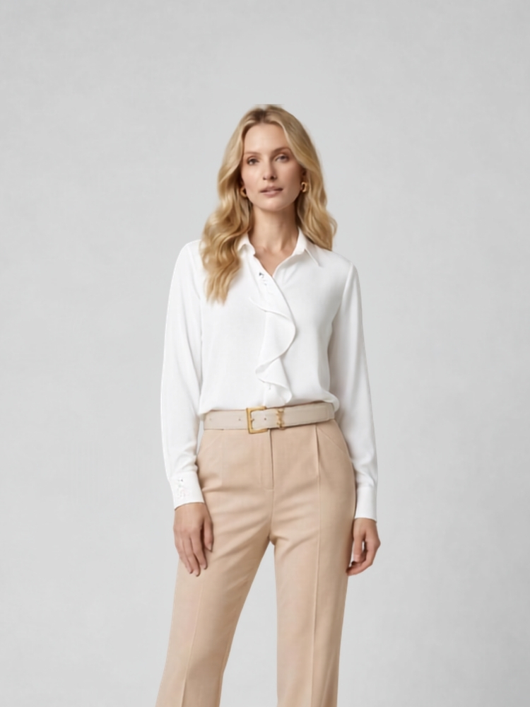 zara-white-crepe-ruffle-blouse