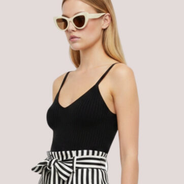 Old Khaki Colourful Pinstripe Jumpsuit