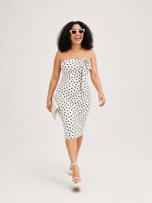 Foschini Boobtube Polka Dot Dress